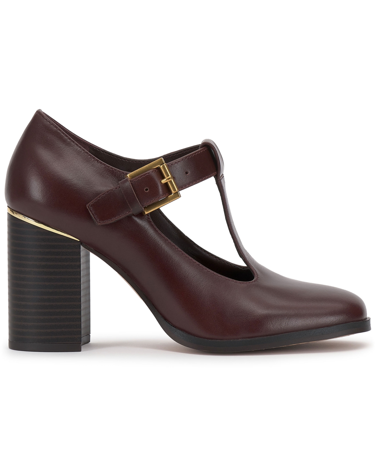 Vince Camuto Micha T-strap Pump In Brown