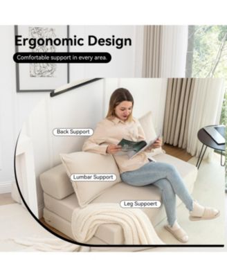 Foldable Sofa Bed Sleeper Chair Twin