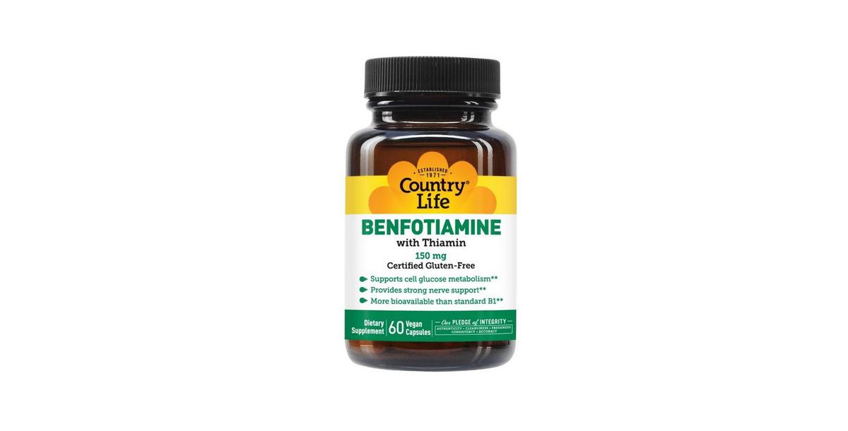 Vitamin B1 with Benfotiamine, 60 Vcaps