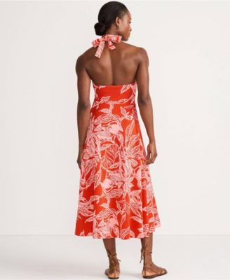 Women's Cotton Modal Halter Midi Dress