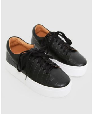 Just A Dream Croc Leather Sneaker