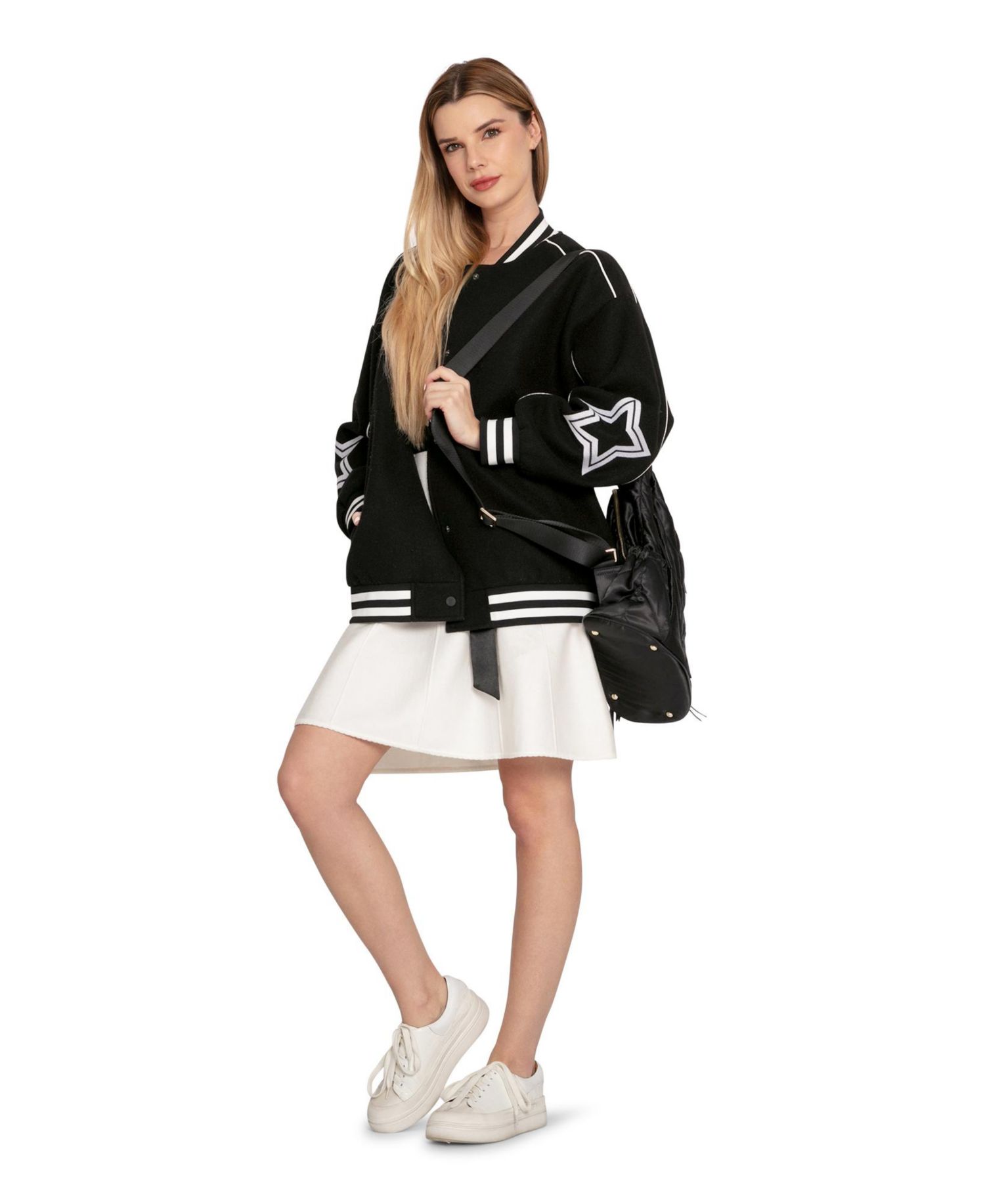 Women's Hold Me Close Letterman Bomber