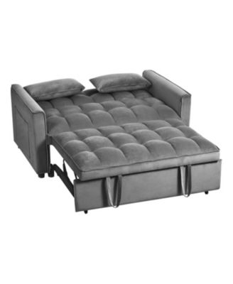 Convertible Sleeper Sofa Bed - Dark Grey