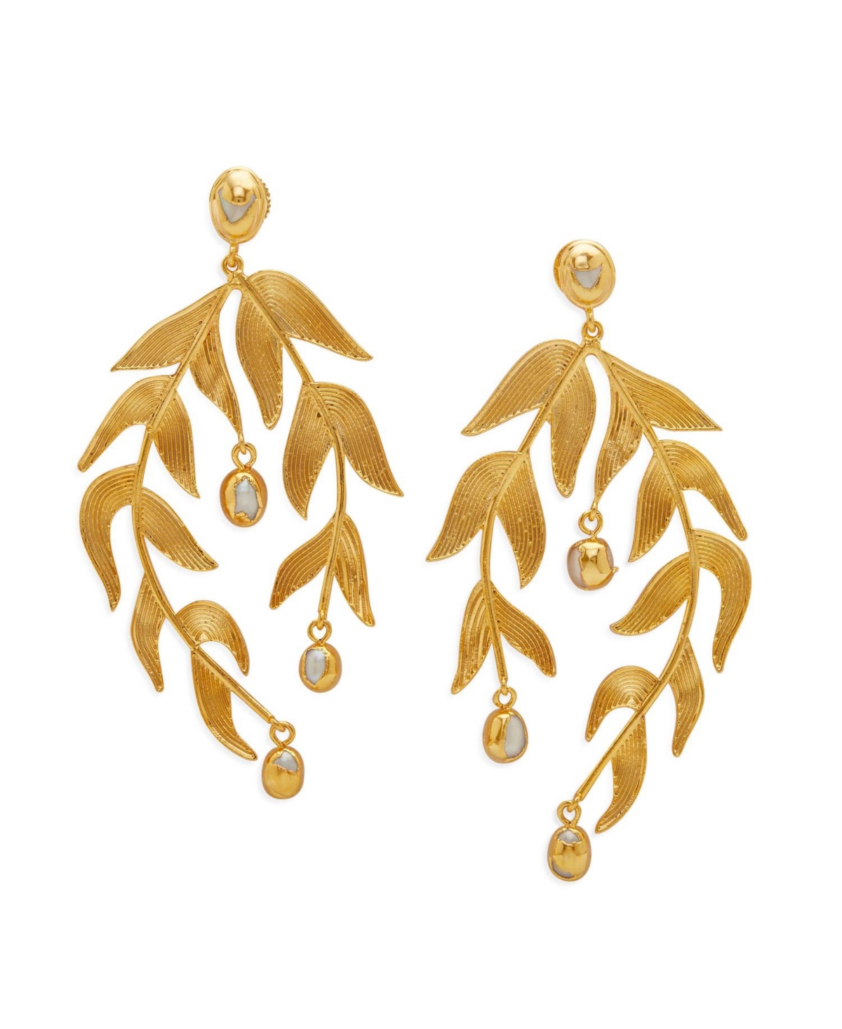 Sooki Chandelier Earrings - 22k gold plated