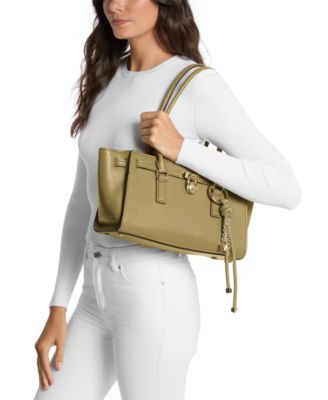 Michael Kors Hamilton Moderne Small Leather Satchel