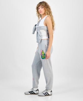 Juniors' The Grinch Holiday Graphic Jogger Sweatpants