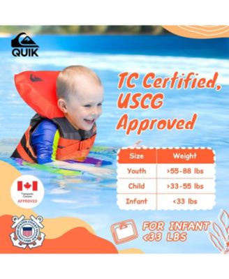 Life Vest USCG Approved with Quick-Release Buckles for water sports