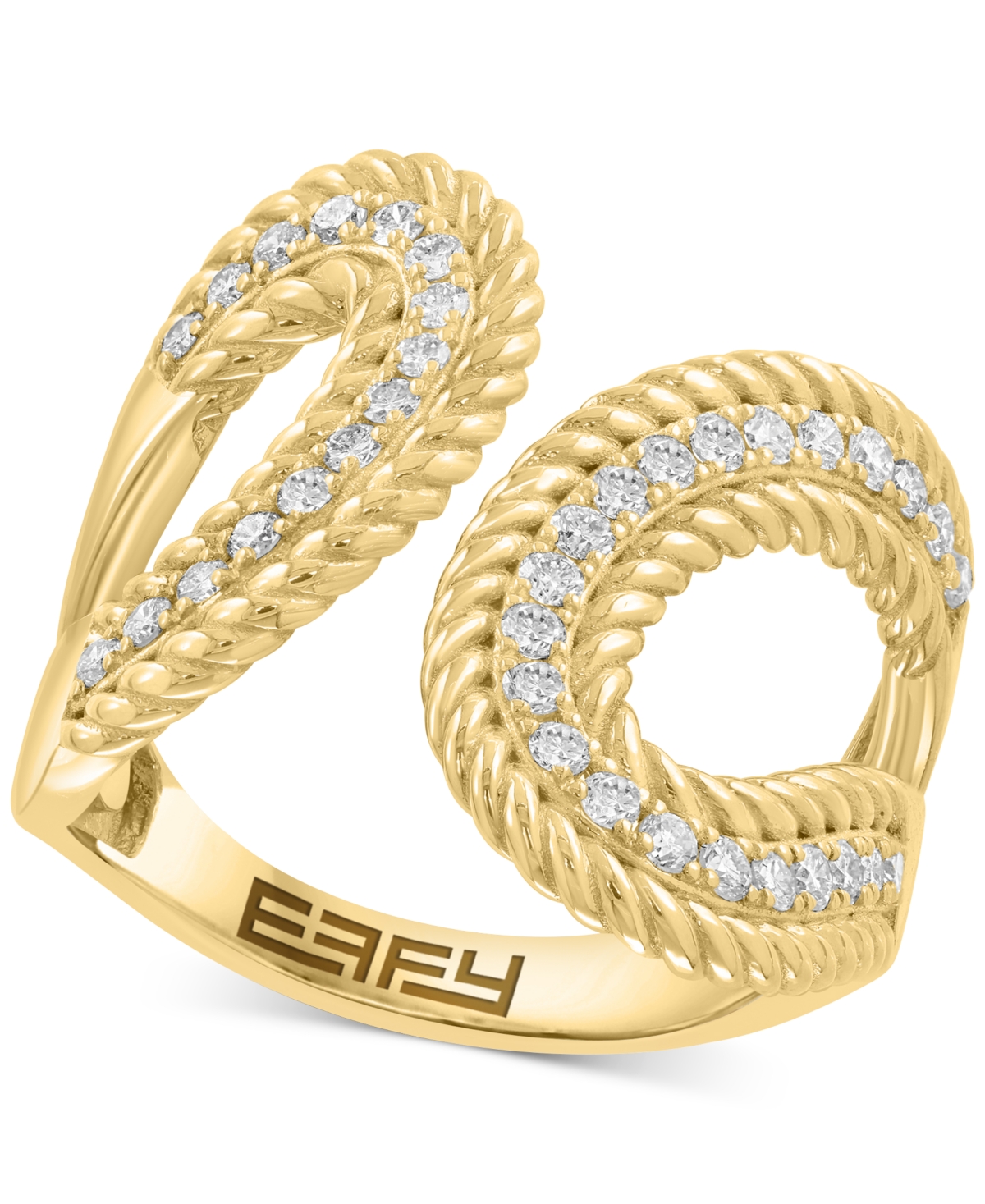 Effy Collection Diamond Ring (1/2 Ct. T.w.) In 14k Yellow Gold In Gold