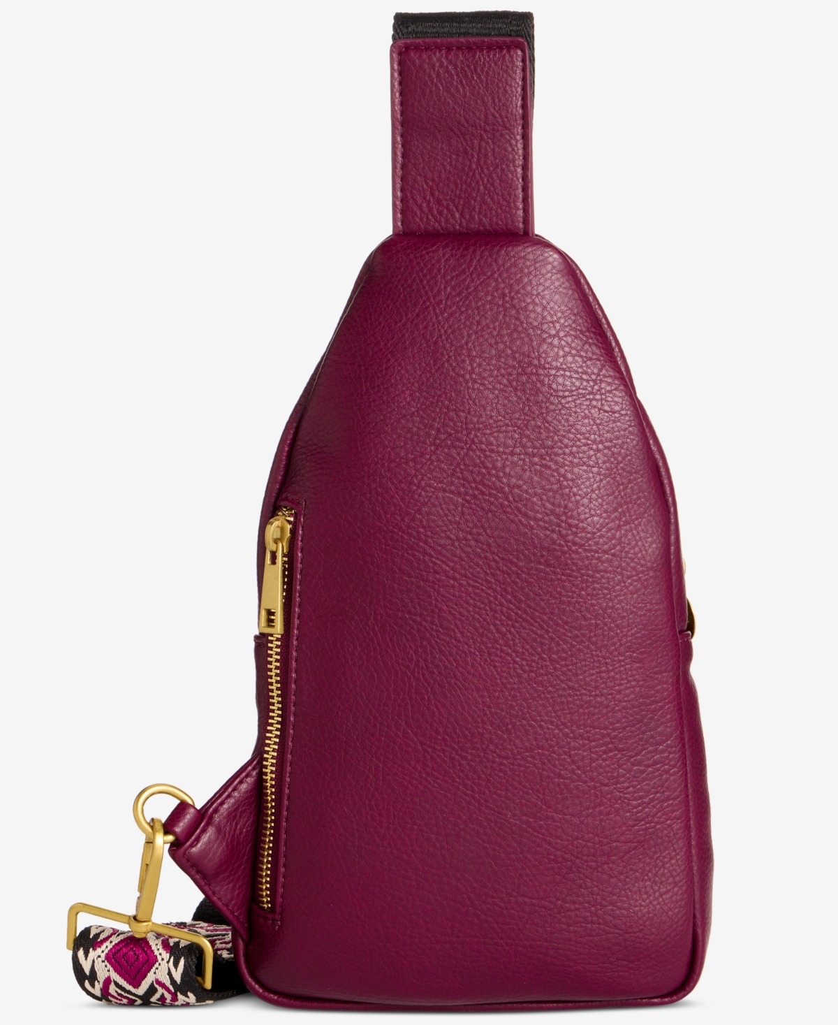Style & Co Mini Studded Sling Bag, Macy's Exclusive In Burgundy