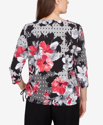 Petite Patchwork Floral Top