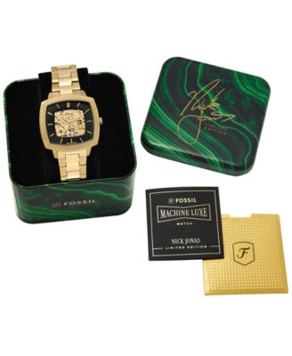 Unisex Nick Jonas x Machine Luxe Automatic Gold-Tone Stainless Steel Watch, 40mm