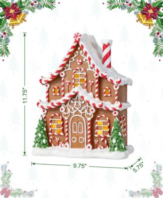 11.75" Lighted Resin Christmas Village