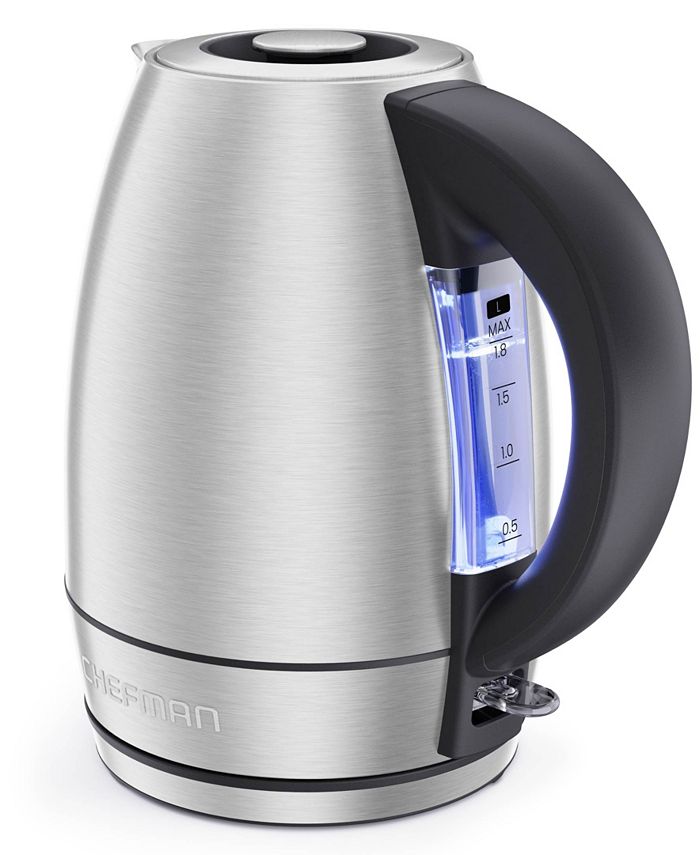 Chefman 1.8L Fast-Boil Stainless Steel Kettle - Silver - No Size