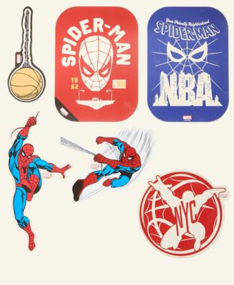Marvel | NBA | Macy's - 6-Pc. Spiderman Decal Sticker Set