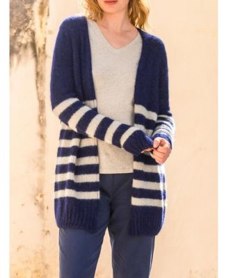 Women's Longline Edge To Edge Cardigan