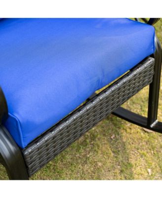 Rat Rock Chair with Ergonomic Design, Indoor&Outdoor Aluminum