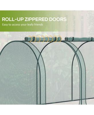 9 x 4ft Crop Cage with Zippe Doors and Storage Bag,