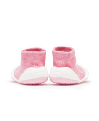 Infant Girl Breathable Washable Non-Slip Sock Shoes Sneakers - Pink