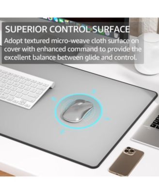 Large Gaming Mouse Pad Extended Mousepad with Micro-Weave Cloth, Non-Slip Base, Water Resist Keyboard Pad for Office Home, 31.5x15.7in