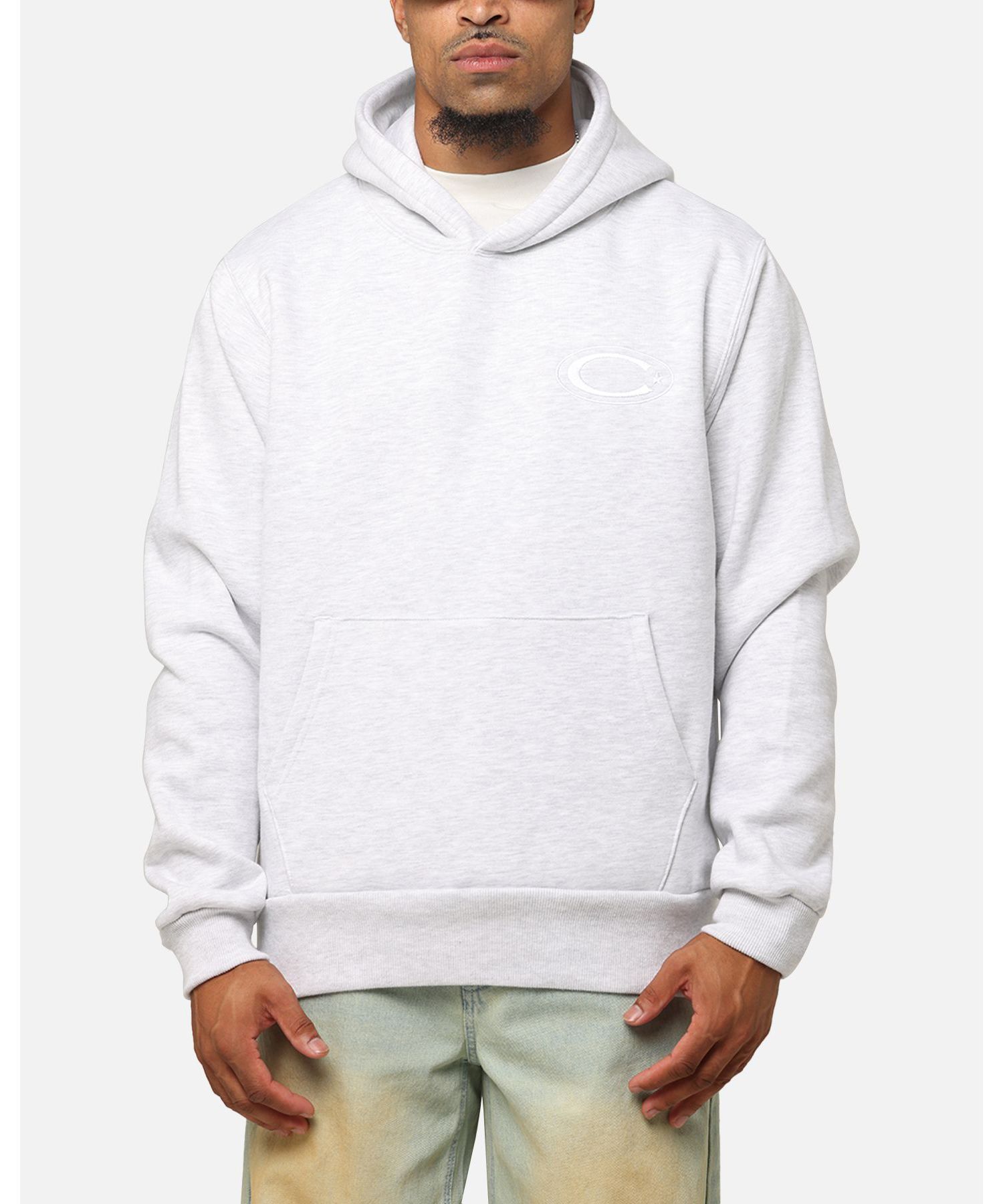 Men's Graffiti Hoodie Sweatshirt - Grey Marle S
