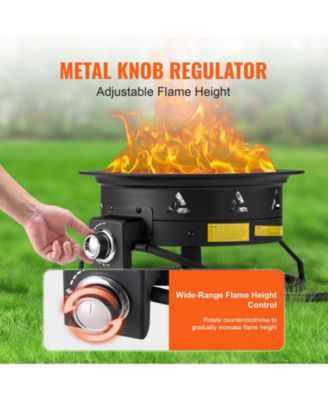 Portable Propane Gas Fire Pit for Outdoor Heating – Ideal for Camping, Backyard, and Patio Use