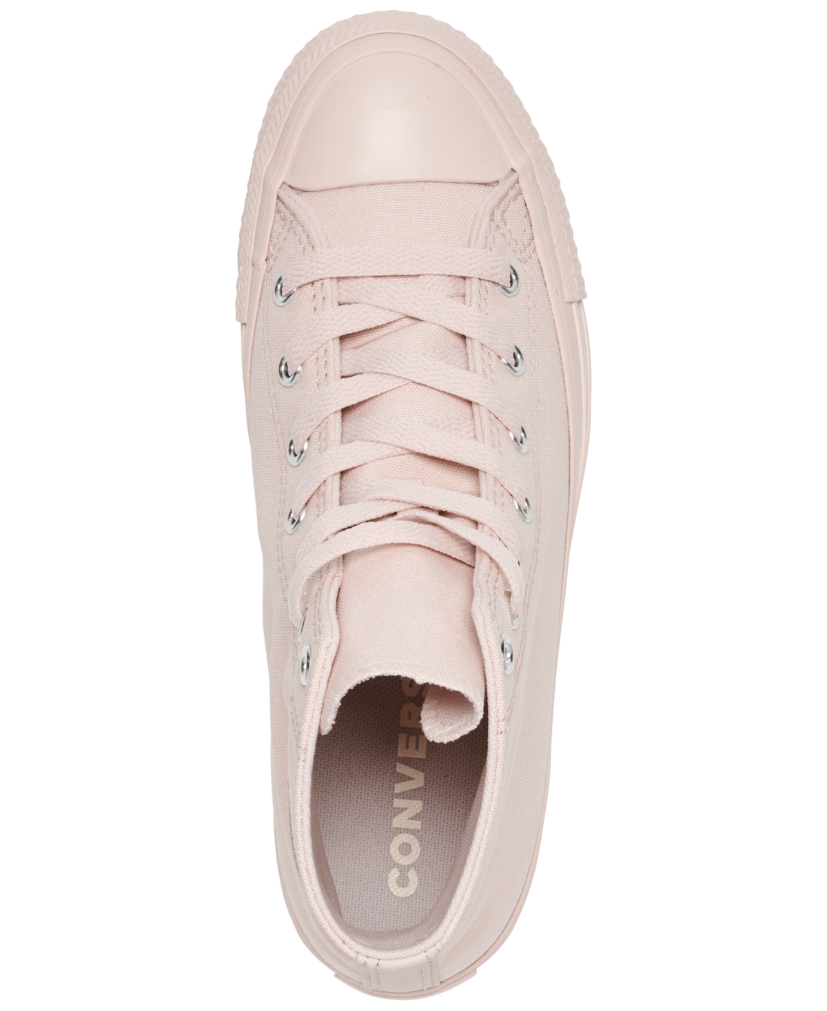 Converse Big Girls Chuck Taylor All Star Mono High Top Casual Sneakers From Finish Line In Pink