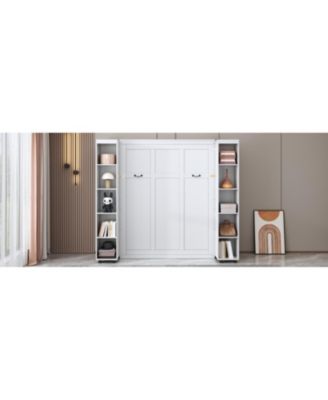 Murphy Bed Wall Bed with Storage Doors