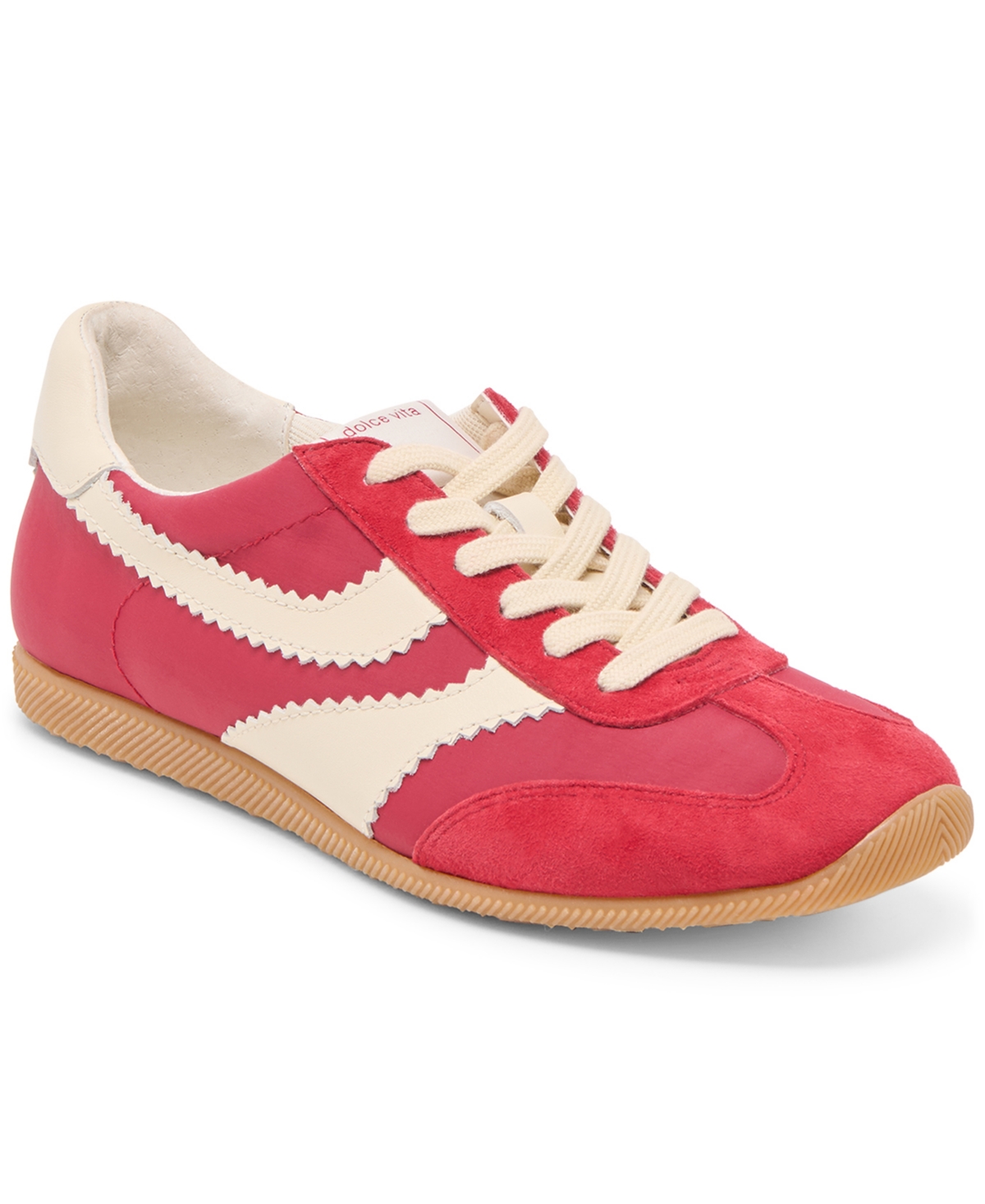 Dolce Vita Limit Sneakers Crimson Nylon In Red