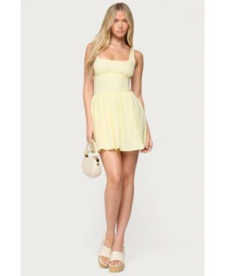 Women's Reina Embroidered Cotton Mini Dress