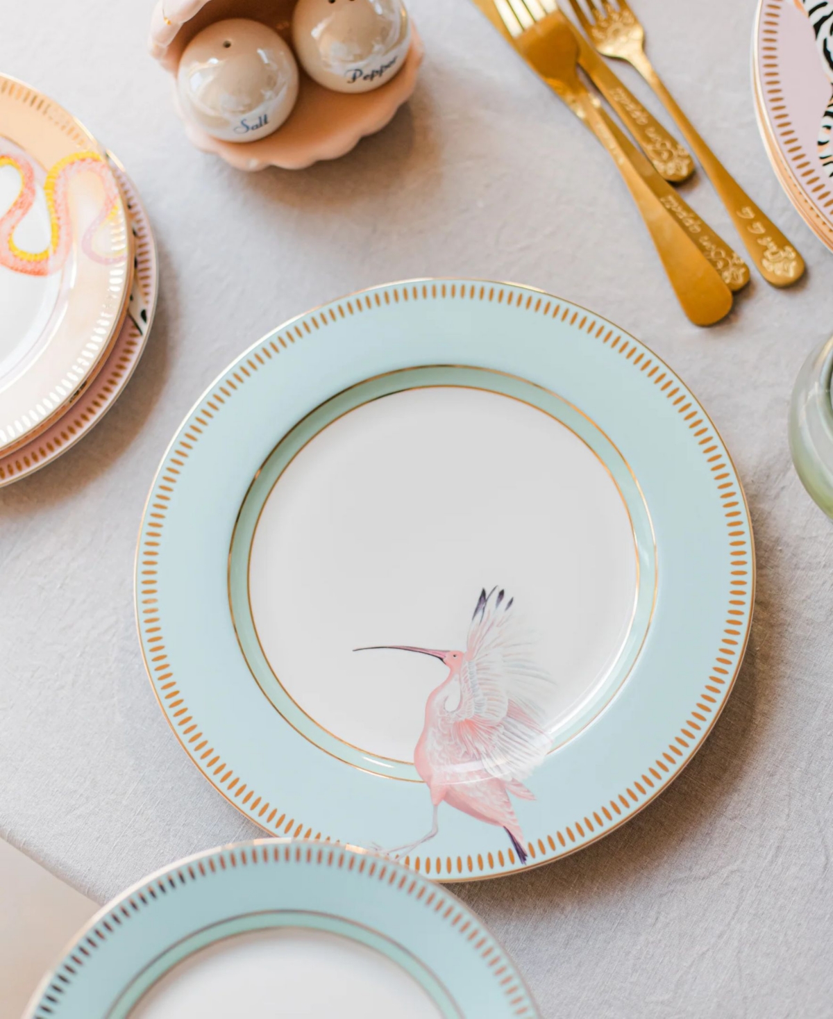 Yvonne Ellen Animal Dinner Plates, Set Of 4 In Multi
