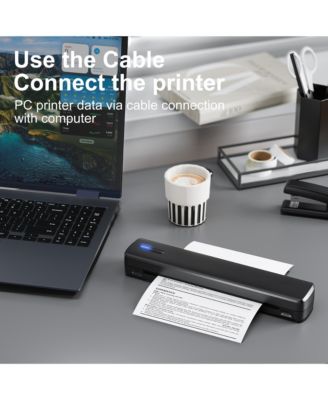 Nelko D810-A Wireless Bluetooth Inkless Portable Thermal 8.5x11" Printer