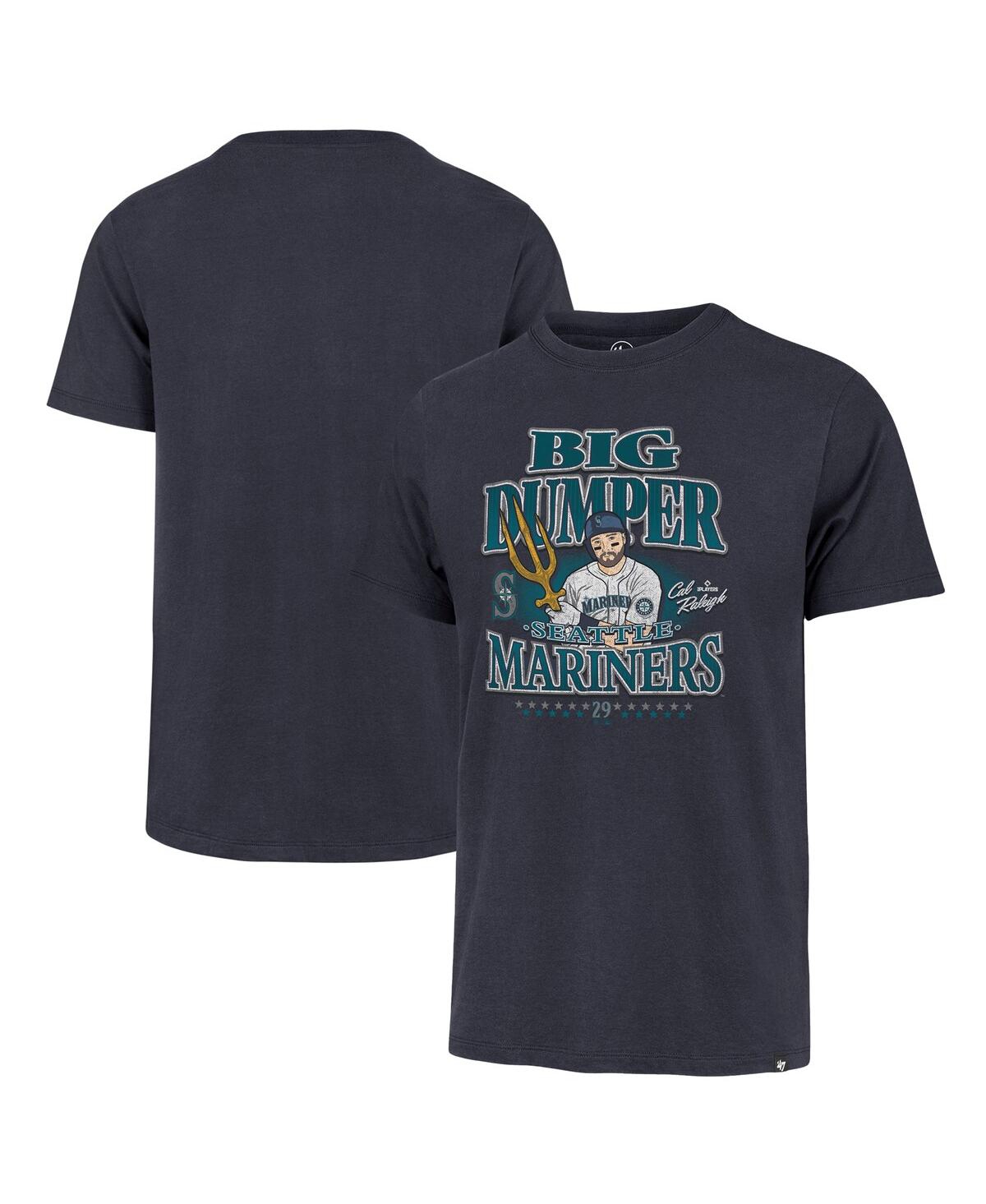 Men's Cal Raleigh Navy Seattle Mariners Player Graphic T-Shirt - Navy