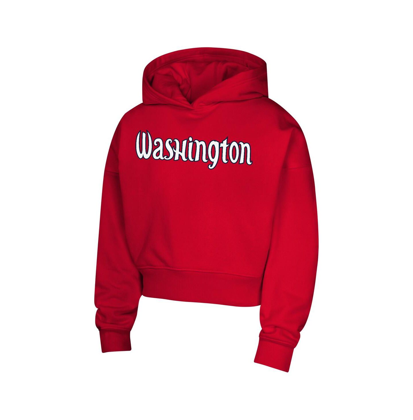 Худи Outerstuff Red Washington Mystics Top Closer Fashion Pullover для девочек — фото 3