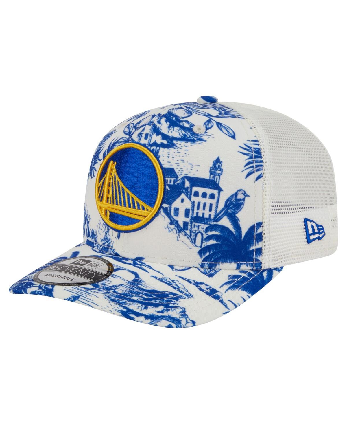 Men's White Golden State Warriors Lemon Tree 9SEVENTY Adjustable Hat - White