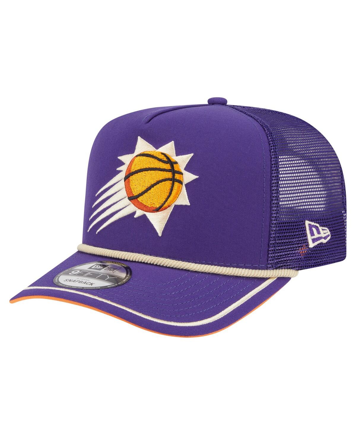 Men's Purple Phoenix Suns Team Rope A-Frame 9FIFTY Snapback Hat - Purple