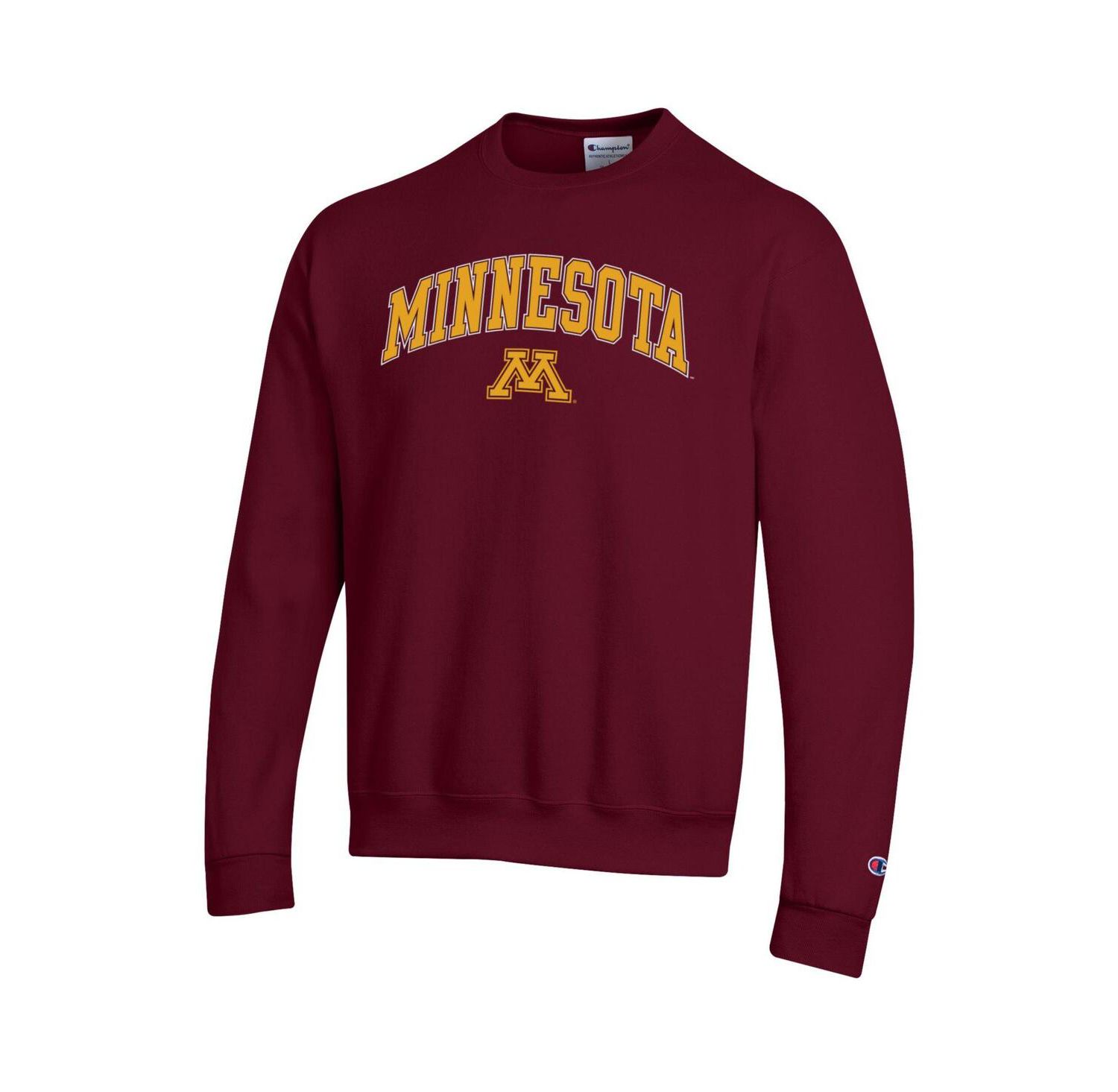 Men's Maroon Minnesota Golden Gophers Arch Over Logo Pullover Sweatshirt