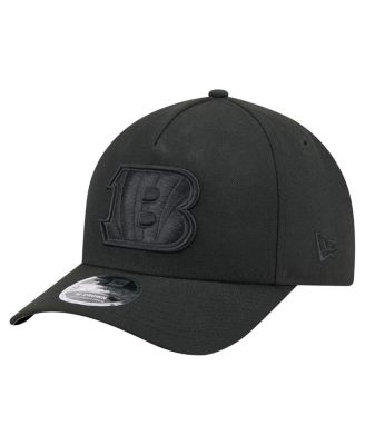 New Era - Men's Black Cincinnati Bengals Team Collection 9FORTY M-Crown A-Frame Adjustable Hat