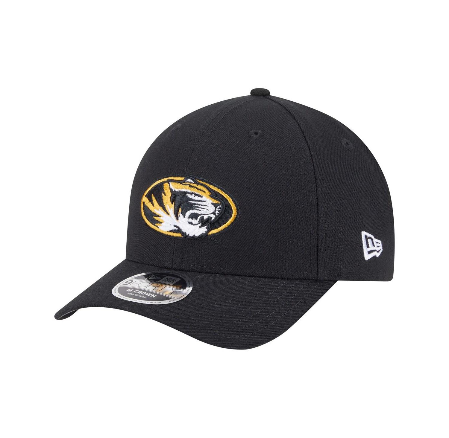Men's Black Missouri Tigers Team Collective 9FORTY M-Crown Adjustable Hat