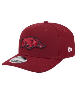 New Era - Men's Cardinal Arkansas Razorbacks Team Collective 9SEVENTY Stretch-snap Adjustable Hat