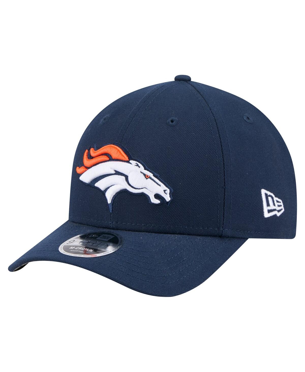 Men's Navy Denver Broncos Team Collection 9FORTY M-Crown Adjustable Hat - Navy