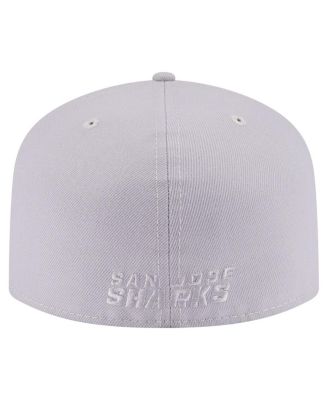 Men's Gray San Jose Sharks Color Pack A-Frame 59FIFTY Fitted Hat