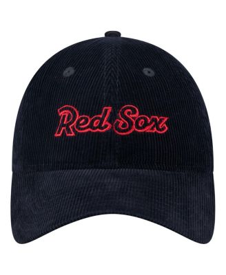 Women's Navy Boston Red Sox Corduroy 9TWENTY Adjustable Hat