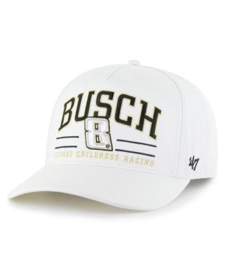 '47 Brand - Men's White Kyle Busch Roscoe Hitch Adjustable Hat