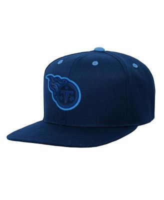 Outerstuff - Big Boys and Girls Navy Tennessee Titans Team Color Pop Flatbrim Snapback Hat
