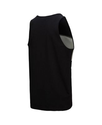 Men's Black Oakland Raiders Retro Color Block Tank Top