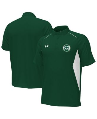 Under Armour - Men's Green Colorado State Rams Sideline Title Performance Polo Shirt