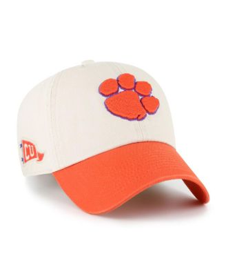 '47 Brand - Men's Cream Clemson Tigers Grand Stand Clean Up Adjustable Hat