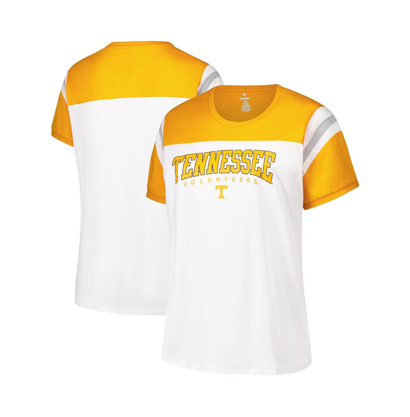 Женская футболка Fanatics White Tennessee Volunteers Plus Size Winning Gear — фото 1
