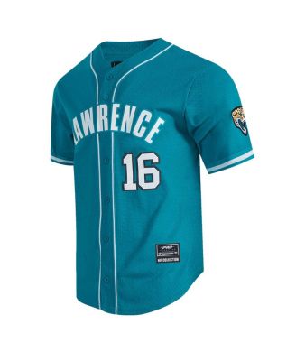 Men's Trevor Lawrence Teal Jacksonville Jaguars Mesh Button-Up Baseball Jersey