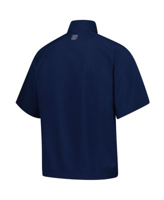 Men's Navy Arnold Palmer Invitational Short Sleeve Zephyr Quarter-Zip Windbreaker